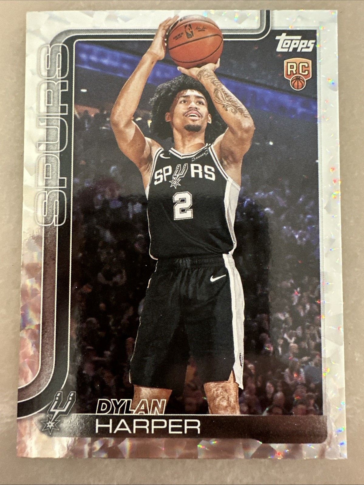 2025-26 Topps - Dylan Harper #202 Crackleboard Foil (RC)