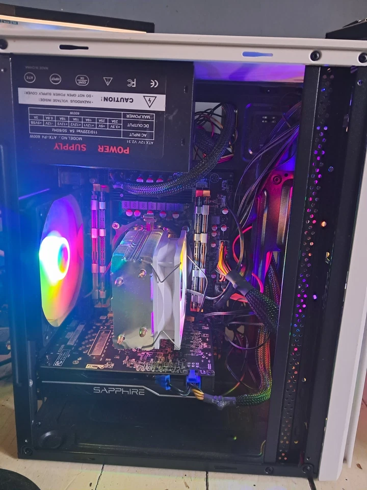Gaming PC Computer - RX 580 8gb - 16gb ram - Image 3 of 4