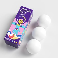 Juggling Balls Light Up Juggling Ball Glow in The Dark LED Juggling Balls USB Re