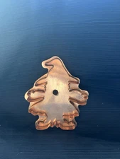 Michael Bonne Christmas Elf Gnome Copper Cookie Cutter Holidays