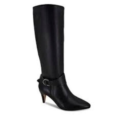Splendid Fortuna Black Knee-High Women's Leather Boots Sz 9