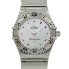 Omega Constellation My Choice 1561.70 Watch Ss Shell Quartz Ladies White Dial I1