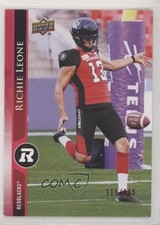2021 Upper Deck CFL Red 115/165 Richie Leone #109 0it0
