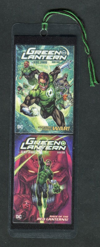 GREEN LANTERN & GREEN ARROW DOUBLE SIDED LAMINATED BOOKMARK. NEW!
