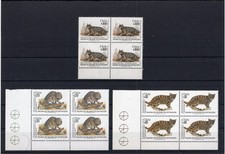 CHILE 2001 2002 Wild Cats Gato Montes Colo Colo wildlife block of 4 MNH