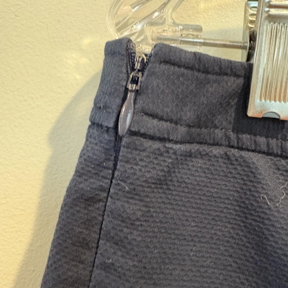 Falda Brooks Brothers para mujer 12 bolsillos clásicos de mezcla de algodón con detalles de puntada Foto 4 de 4