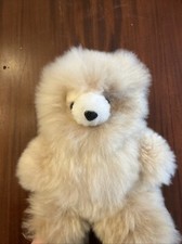 12 Champagne - Super Soft Handmade Alpaca Bear - Premium Quality - 100 Alpaca