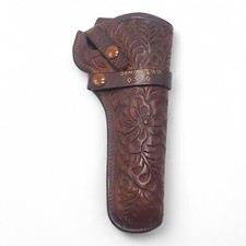 Vintage Hunter Hand Tooled Leather Right Hand Western Style Holster