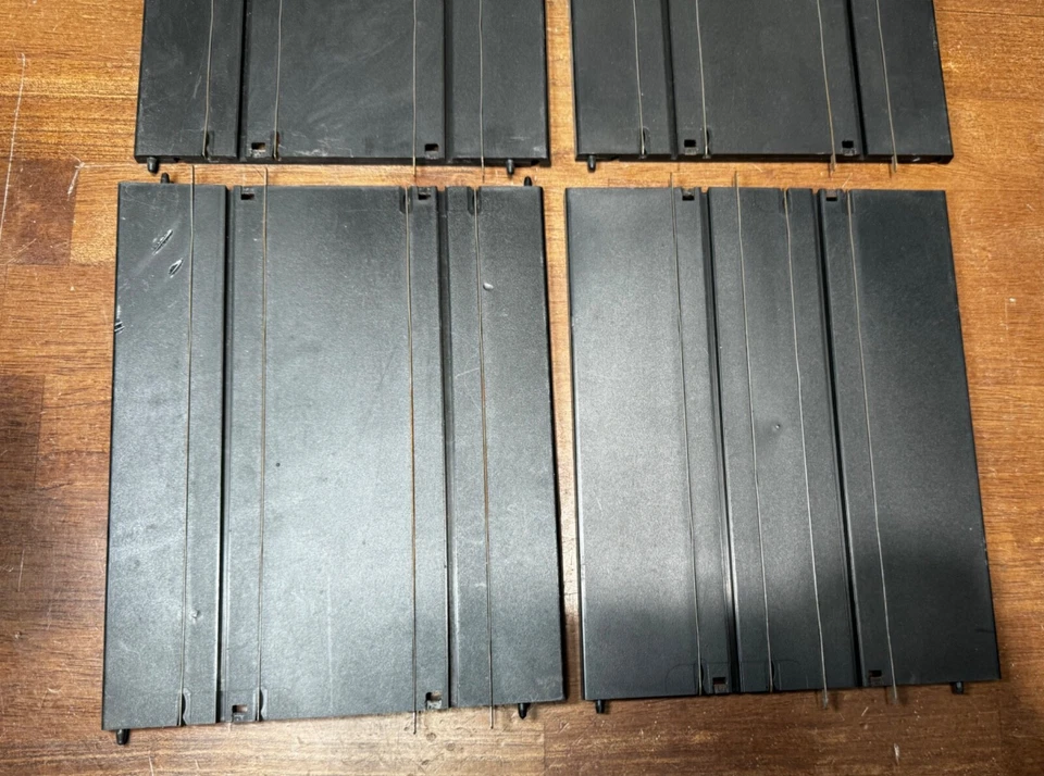 Vintage Marx  1/32 Slot Car Racing Straight Track 7.5” Length LOT Of 4 - Image 2 of 4