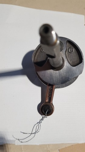 Albero motore Piaggio Si - Bravo - Boxer spinotto 10 Originale anticipato - Foto 3 di 7