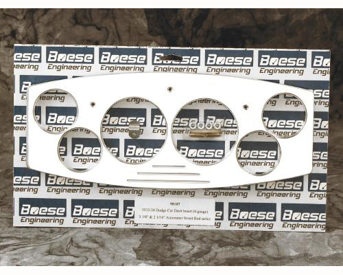 33-34 Dodge Billet Aluminum Gauge Panel Dash Insert Instrument Cluster 1933-1934 - Picture 4 of 5