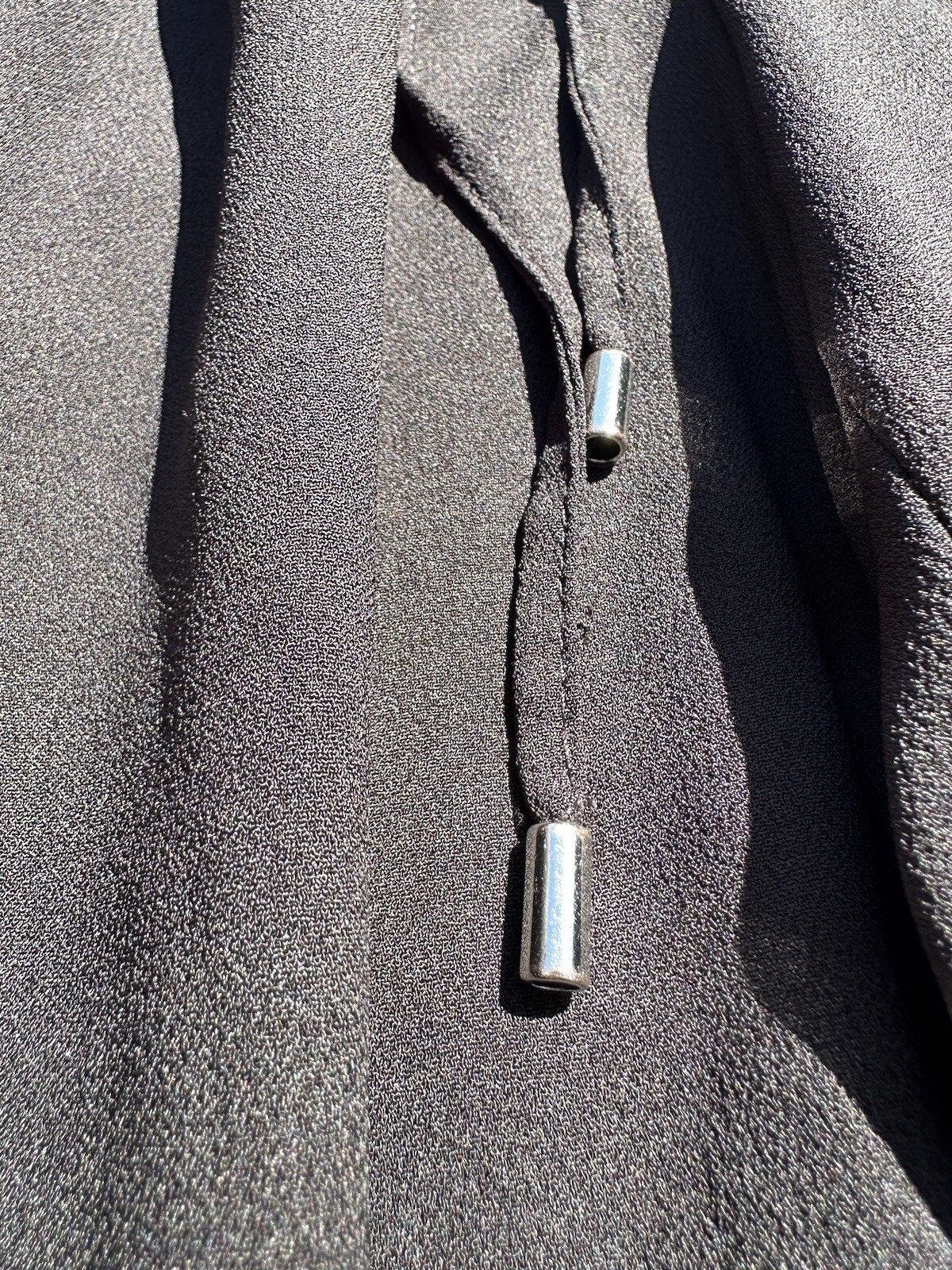 Zara Basic Pants Extra Small Black Straight Draws… - image 5