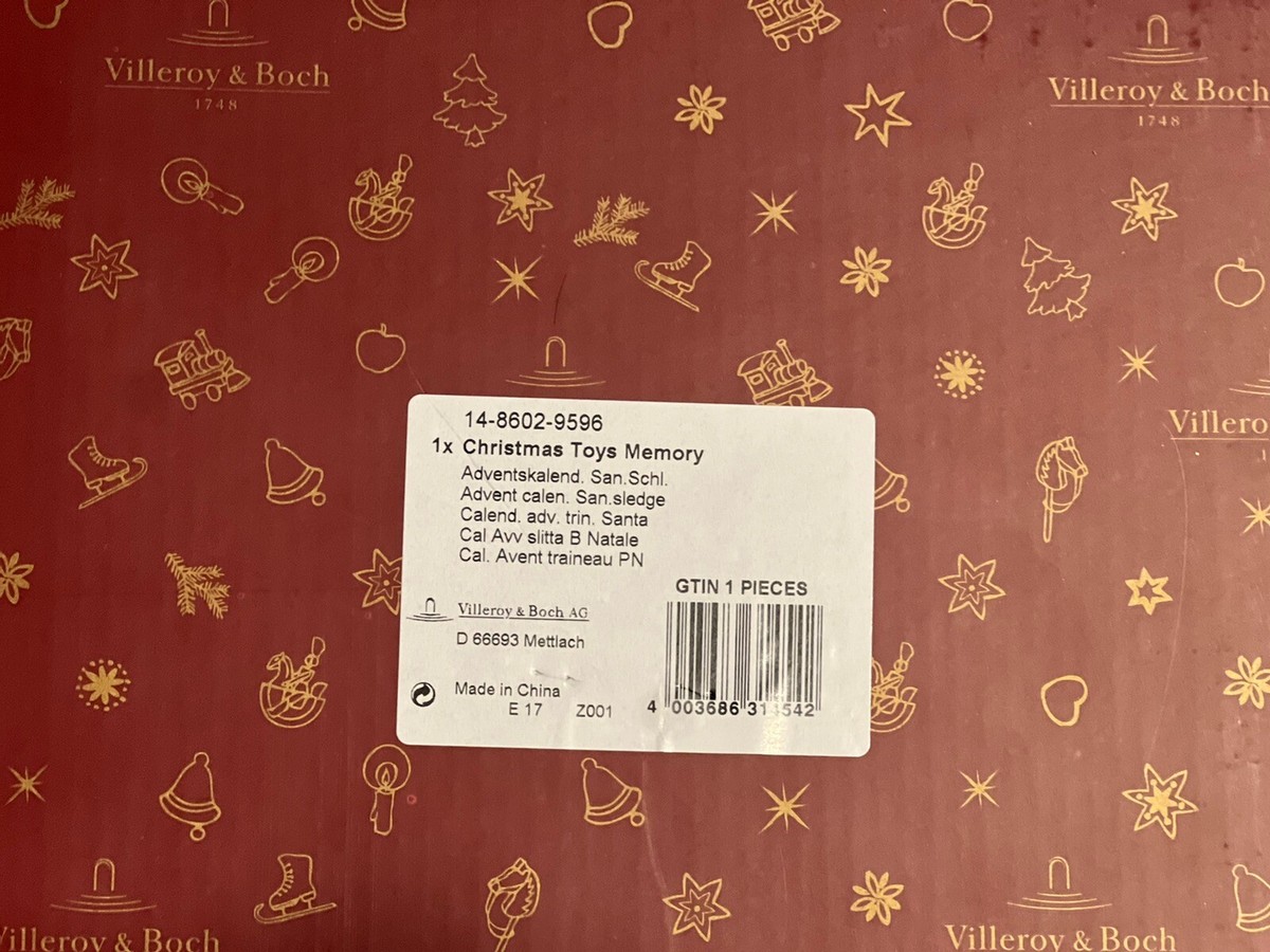 Villeroy & Boch CHRISTMAS TOYS MEMORY: ADVENT CALENDAR SANTA Villeroy & Boch CHRISTMAS TOYS MEMORY: ADVENT CALENDAR SANTA