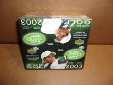 2003 Upper Deck Golf Retail Trading Card Box 24 Packs Factory Sealed Tiger Woods