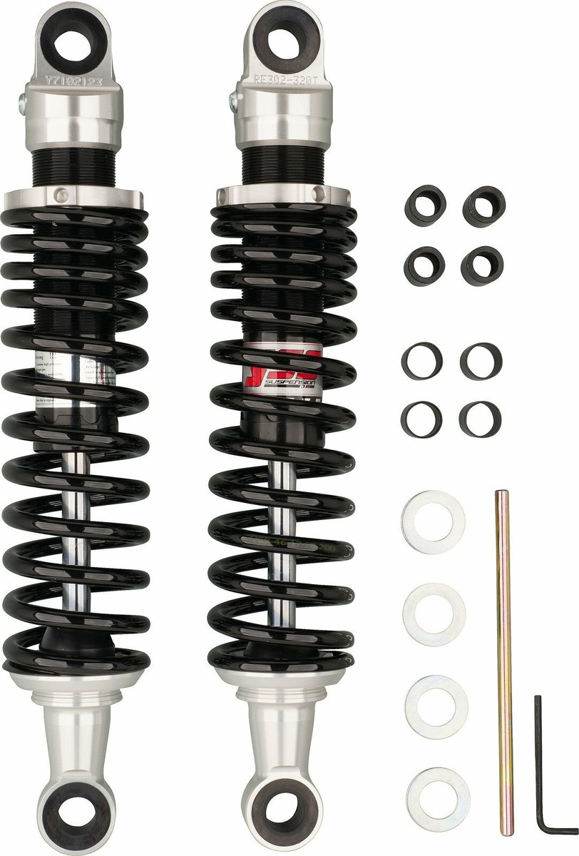 YSS リアショック ER302 SR500 SR400 300mmシルバー/黒 YSS ワイエスエス SPORTS LINE リアツインショック 【Eシリーズ