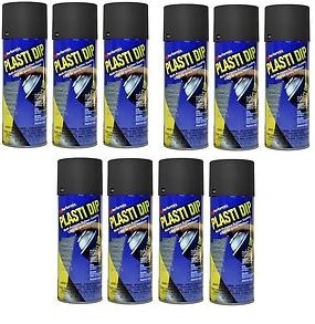 PLASTIDIP NERO Opaco PLASTI DIP Pellicola Spray Removibile Wrapping Auto Moto - Foto 1 di 1