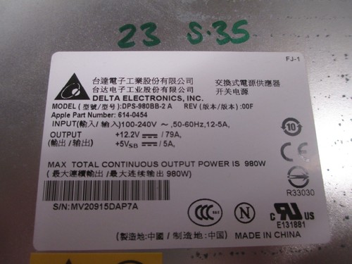  Alimentation 4.1 / 5.1 Apple Mac Pro A1289 Mac Pro 2009 2010.2012 - Photo 21/23