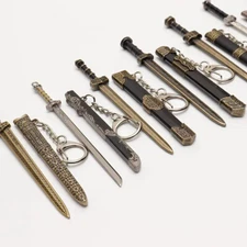 Mini Sword With Sheath Tang Hengdao Han Sword Keychain Ring China Ancient Sword