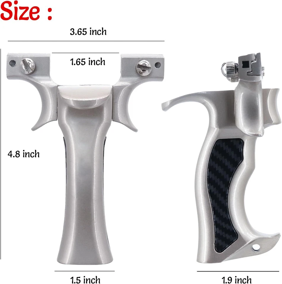 Resortera de Caza para Adultos, Táctica Profesional Alta Precisión Foto 3 de 4