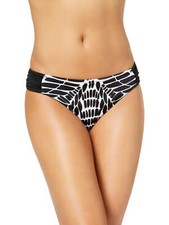 Bar III Womens Hipster Bikini Swim Bottom Black Small