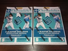 2022 Panini Chronicles Baseball Blaster Box Lot 5 Packs Chase Bobby Witt RC