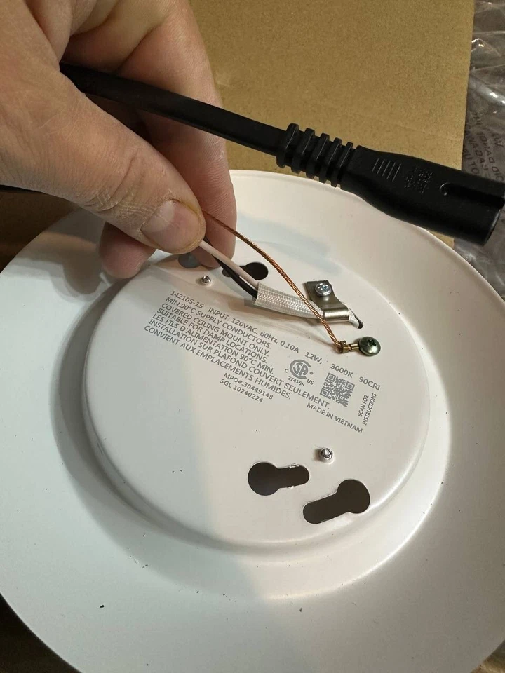 Lunabode Luz LED Regulable 7.5", Luz de Techo de Montaje Al Ras, Cocina Li Foto 3 de 4