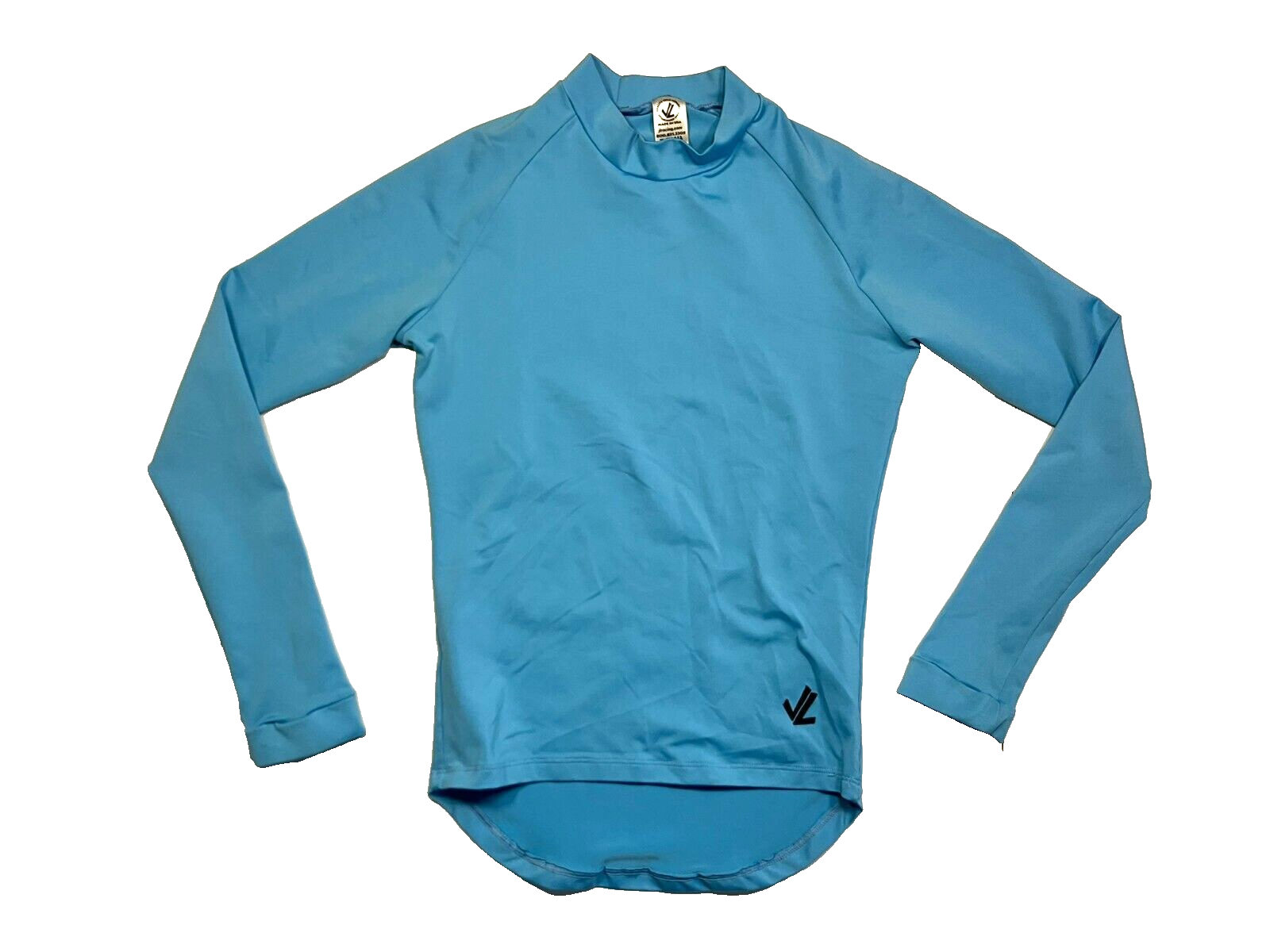 FILA MAGLIA MANICA LUNGA JL RACING blu spandex elasticizzato equipaggio canottaggio corsa palestra tg XS