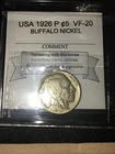 1926P  USA, Buffalo Nickel ¢5 Cent. (Scratch)