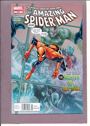 Amazing Spider-man 676 Newsstand Variant NM 9.4 or better 2012