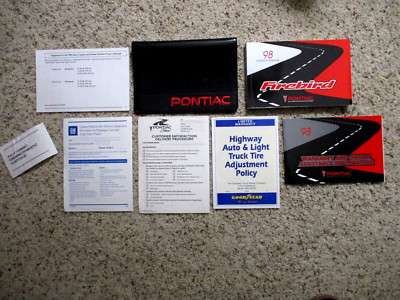 1998 Pontiac Trans Am Factory GM Original Owners Manual Set Complete Brand New