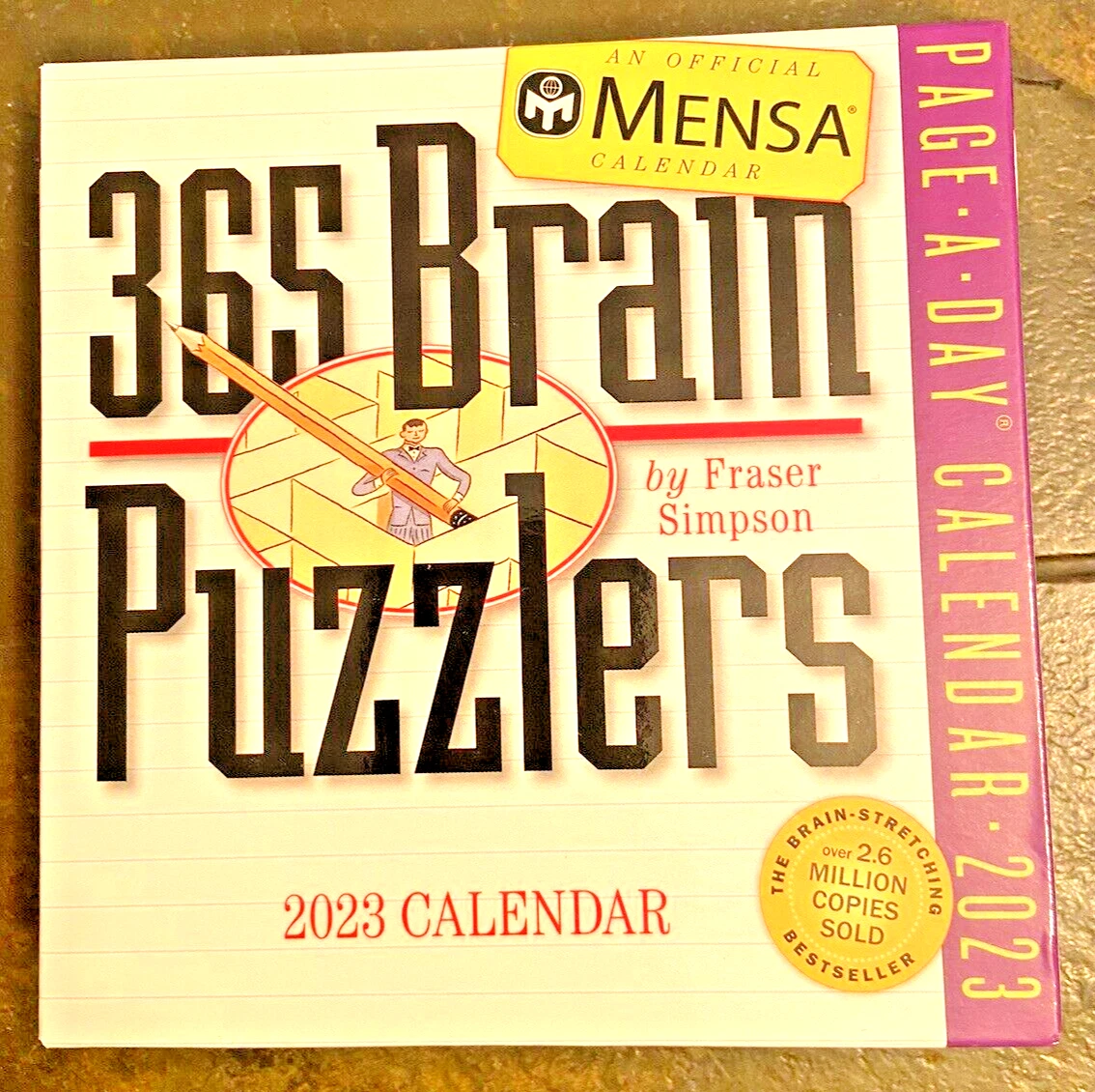 Brain Puzzlers 365 Page-A-Day 2023 Calendar | eBay