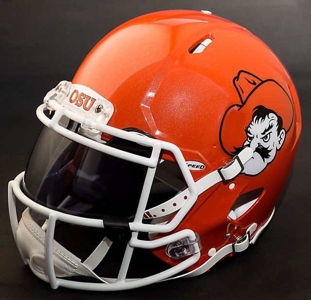 OKLAHOMA STATE COWBOYS Authentic GAMEDAY Football Helmet w/ OAKLEY Eye