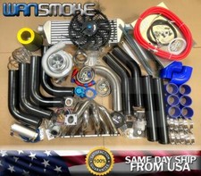 T76 T4 Turbo Kit Ar.96 700hp For Supra Is300 Sc300 Gs300 Black Blue 2jzge 2jz-ge
