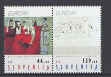 Slovenia 1993 - Europa Cept - Contemporary Art - Set of 2 - MNH