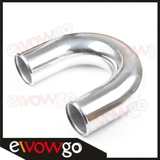 US STOCK 3.5" OD 180 Degree Aluminum Intercooler Intake Pipe U Piping Tube 600MM