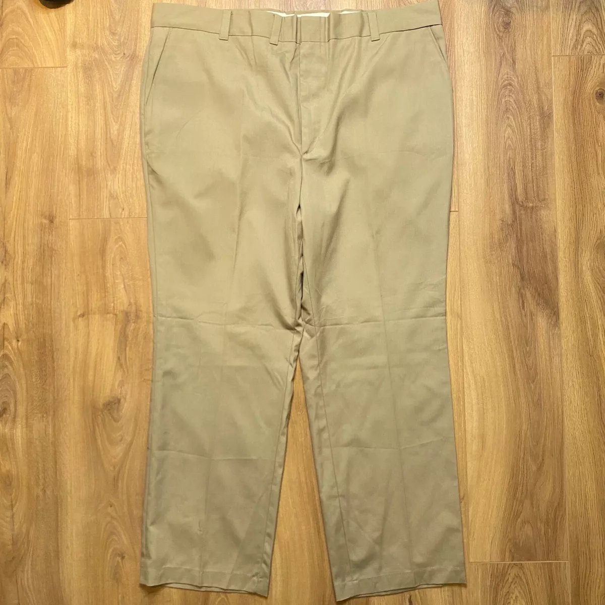 Vintage 60s 70s Mr Levis Sta Prest Slacks trousers Beige Formal 46