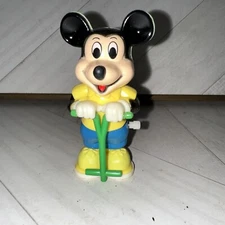 VINTAGE DURHAM Walt Disney MICKEY MOUSE Mini Winder Wind up POGO Stick