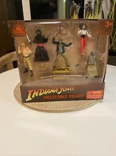 Disney Indiana Jones Raiders Of The Lost Arc Collectible Figures 10 Piece Set