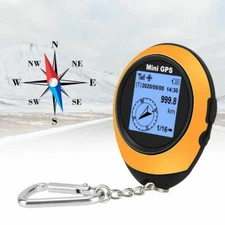 Mini GPS Navigation Handheld Buckle Compass Outdoor Sport Travel Hiking Mini GPS