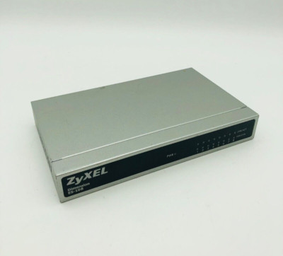 ZyXEL ES-108 Desktop Ethernet Switch silber ohne Netzteil
