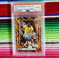 PELE GOLD PARTY-TIGER STRIPES PSA 10