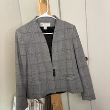 Vintage Peabody House Women  s Blazer Wool Blend Size 11/12 Womens Medium