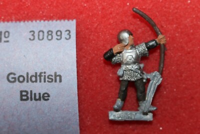 Games Workshop Citadel F4 Mercenaries Fighter Wart Archer Bow Bretonnia 1987 GW