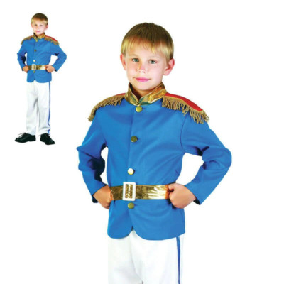 Rubies Jungen Prince Charming Märchen Royal Kostüm Komplettset Blau Polyester
