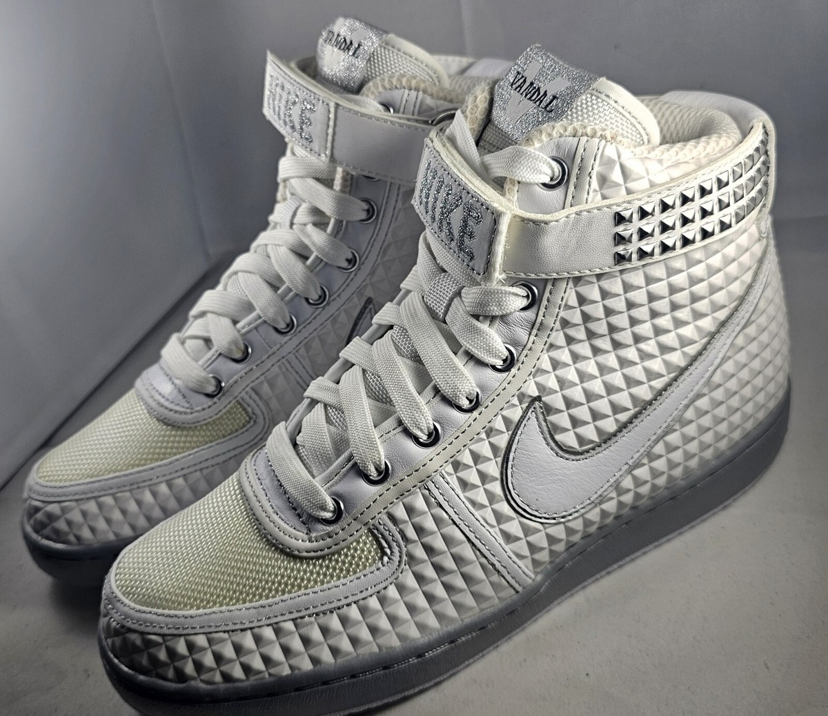 靴 nike vandal high supreme NWT Nike Vandal High Supreme 2002 OG Metallic Silver