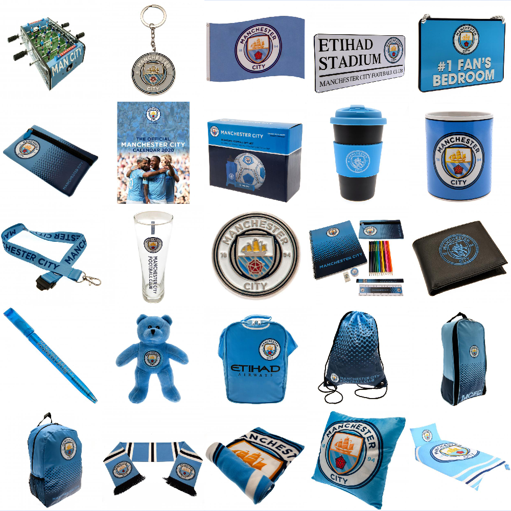 MANCHESTER CITY OFFICIAL MERCHANDISE SOUVENIRS GIFTS MEMORABILIA