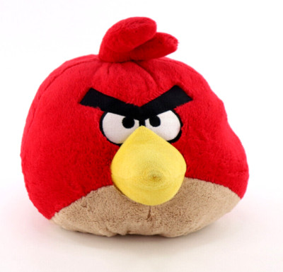 2010 Rovio Angry Birds 14'' Large Plush Red Bird Commonwealth