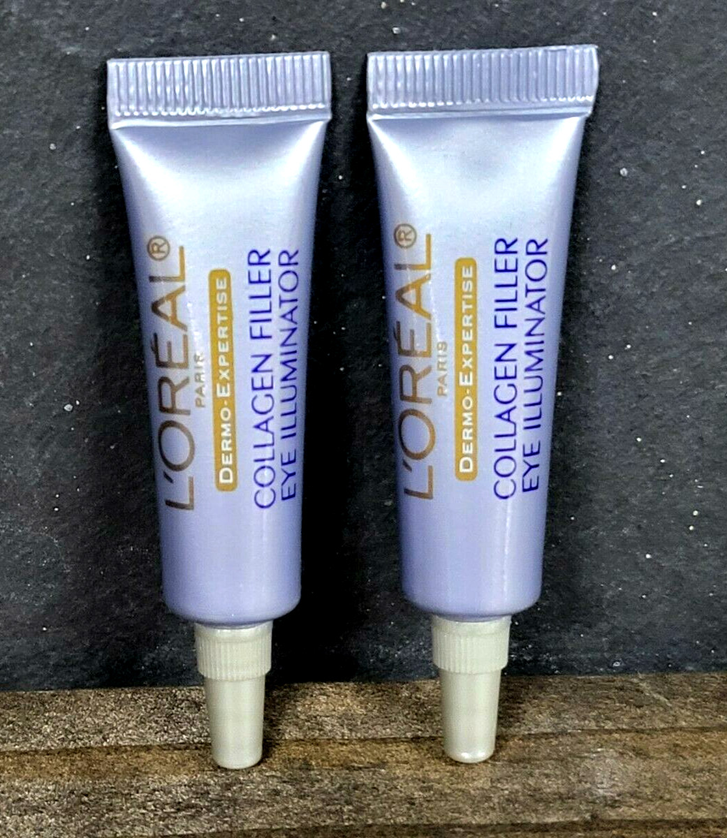 2X L'Oreal Paris Dermo-Expertise Collagen Filler Eye Illuminator travel (GG5