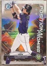 2021 Bowman Chrome Positional Promise Zac Veen #POS-ZV