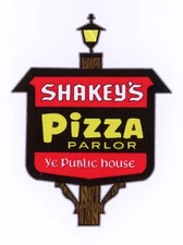 Shakey's Pizza Parlor Ye Public House Logo Sticker (Reproduction)